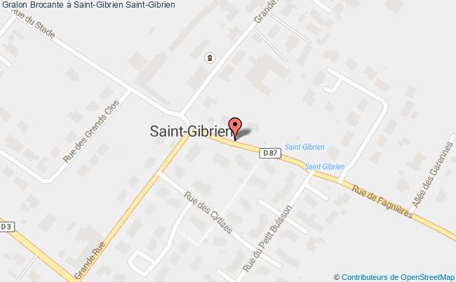 plan Brocante à Saint-gibrien Saint-Gibrien