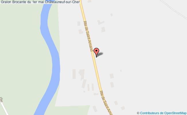 plan Brocante Du 1er Mai Châteauneuf-sur-Cher