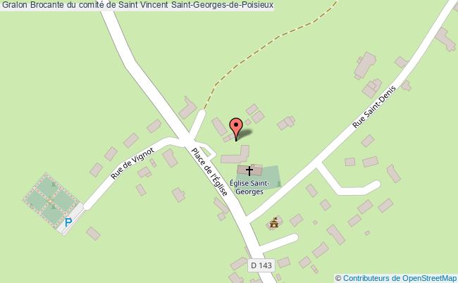 plan Brocante Du Comité De Saint Vincent Saint-Georges-de-Poisieux