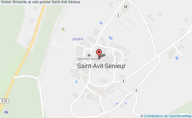 plan Brocante Et Vide Grenier Saint-Avit-Sénieur