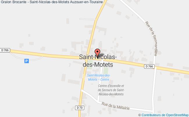 plan Brocante - Saint-nicolas-des-motets Auzouer-en-Touraine