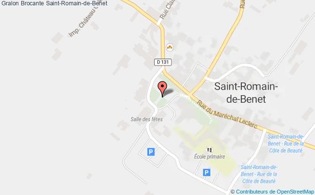 plan Brocante Saint-Romain-de-Benet