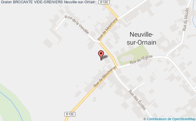 plan Brocante Vide-greniers Neuville-sur-Ornain