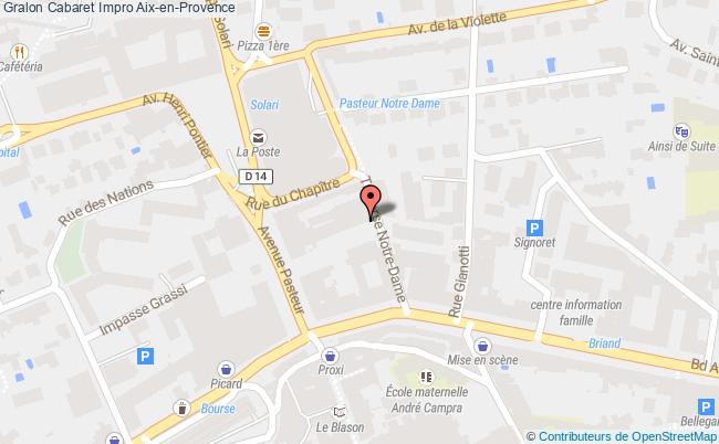 plan Cabaret Impro Aix en Provence