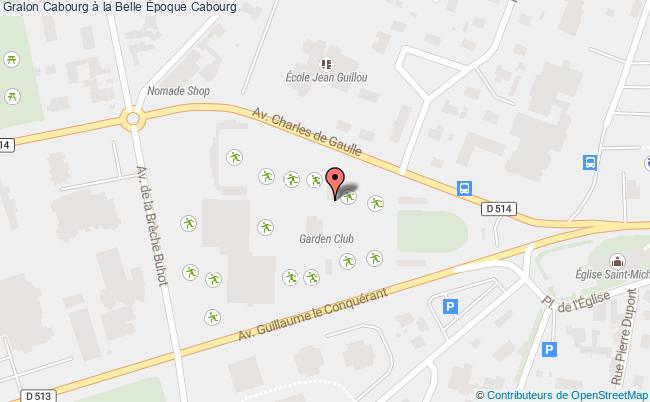 plan Cabourg à La Belle Époque Cabourg