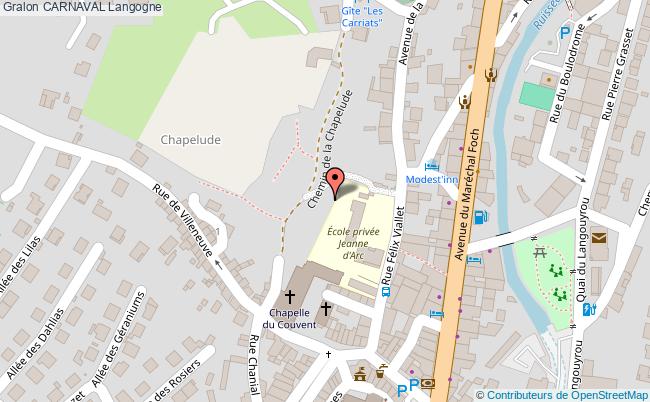 plan Carnaval Langogne