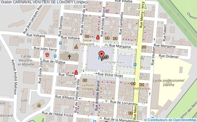 plan Carnaval Vénitien De Longwy Longwy