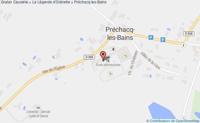 plan Causerie « la Légende D’odinette » Préchacq-les-Bains
