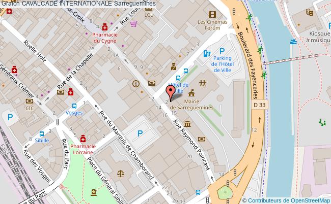 plan Cavalcade Internationale Sarreguemines