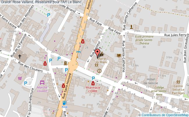 plan Cercle Littéraire Le Blanc