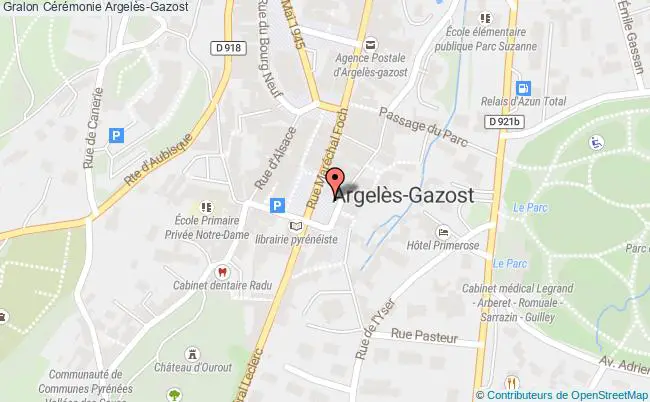 plan Cérémonie Argelès-Gazost