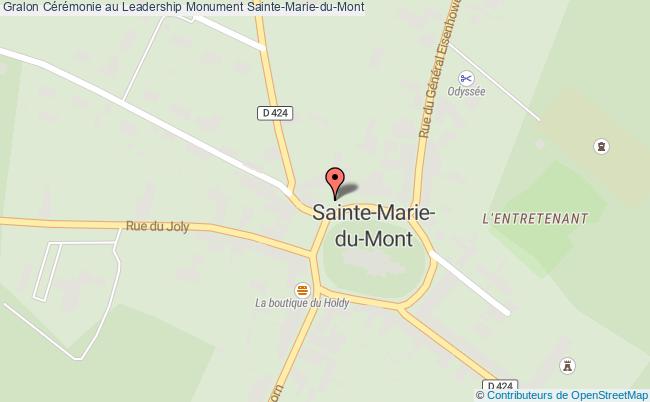 plan Cérémonie Au Leadership Monument Sainte-Marie-du-Mont