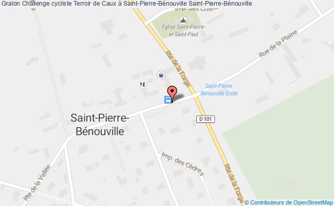 plan Challenge Cycliste Terroir De Caux à Saint-pierre-bénouville Saint-Pierre-Bénouville