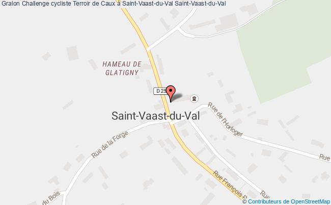 plan Challenge Cycliste Terroir De Caux à Saint-vaast-du-val Saint-Vaast-du-Val