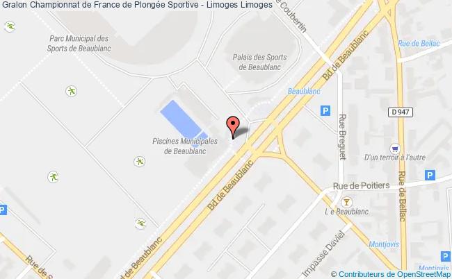 plan Championnat De France De Plongée Sportive - Limoges Limoges