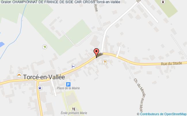 plan Championnat De France De Side Car Cross Torcé-en-Vallée