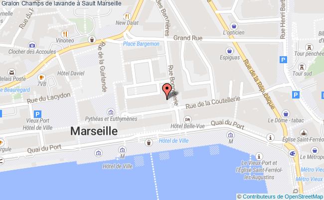 plan Champs De Lavande à Sault Marseille