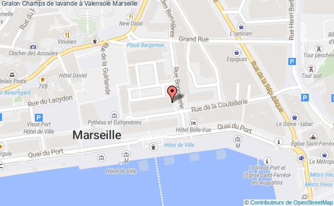 plan Champs De Lavande à Valensole Marseille
