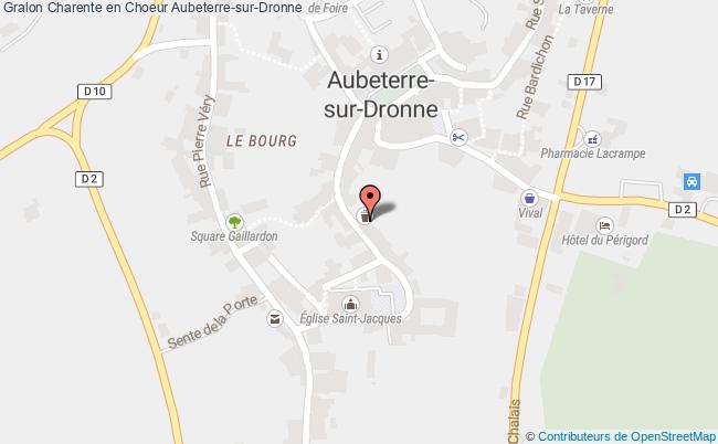 plan Charente En Choeur Aubeterre-sur-Dronne