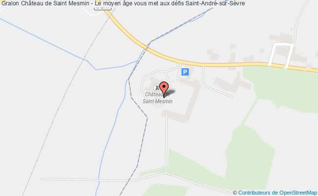 plan Château De Saint Mesmin - Le Moyen âge Vous Met Aux Défis Saint-André-sur-Sèvre