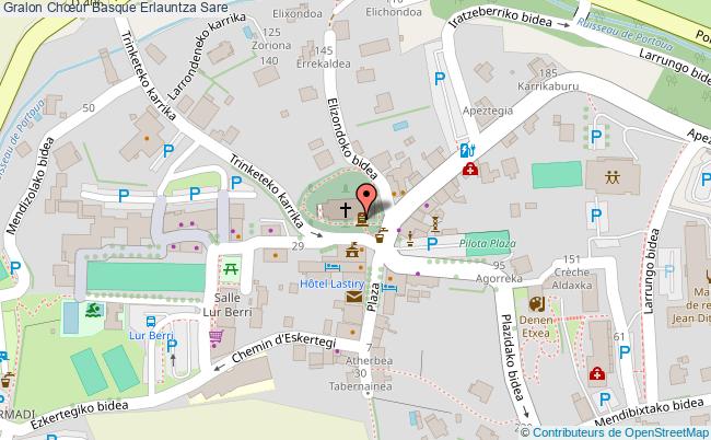 plan Chœur Basque Erlauntza Sare