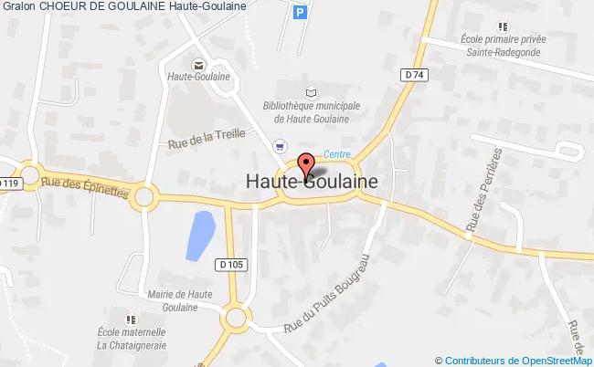plan Choeur De Goulaine Haute-Goulaine