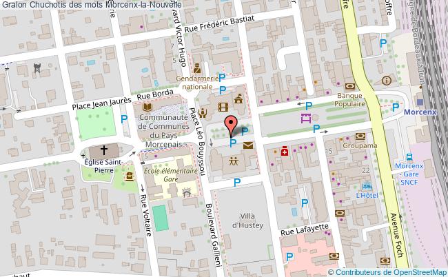 plan Chuchotis Des Mots ... Morcenx