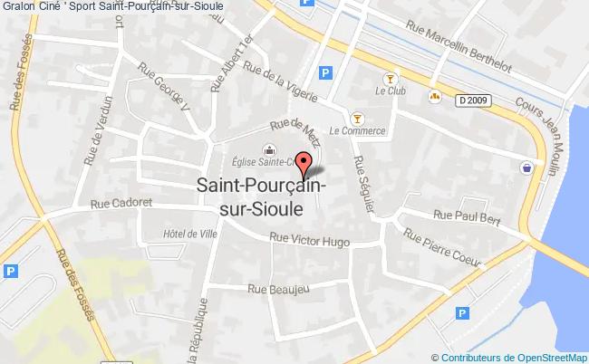 plan Ciné ' Sport Saint-Pourçain-sur-Sioule
