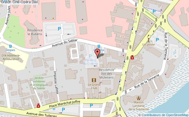 plan Ciné-opéra Dax