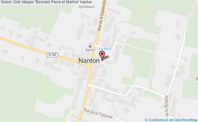 plan Ciné Villages "bonnard Pierre Et Marthe" Nanton