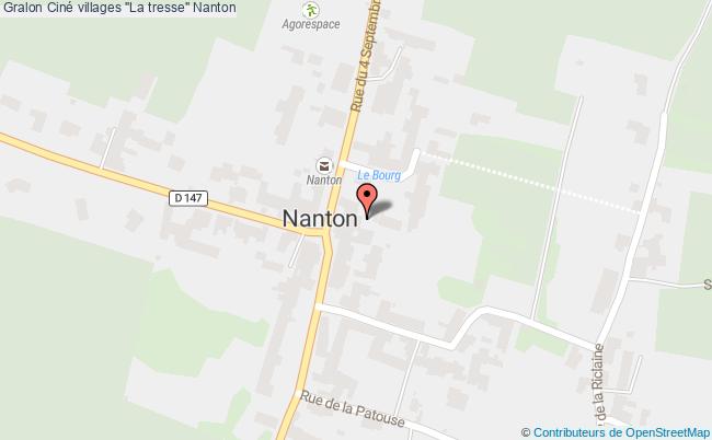 plan Ciné Villages "la Tresse" Nanton