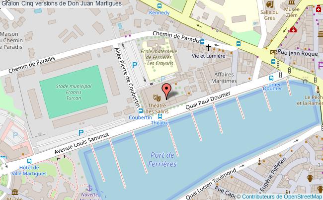 plan Cinq Versions De Don Juan Martigues