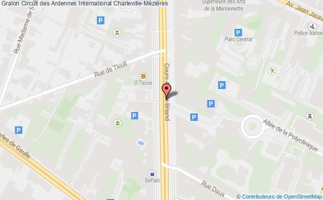 plan Circuit International Des Ardennes Charleville-Mézières