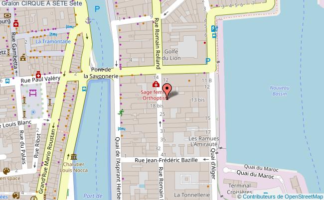 plan Cirque À SÈte Sète