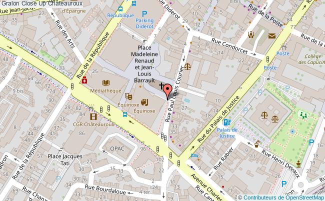 plan Close Up Châteauroux