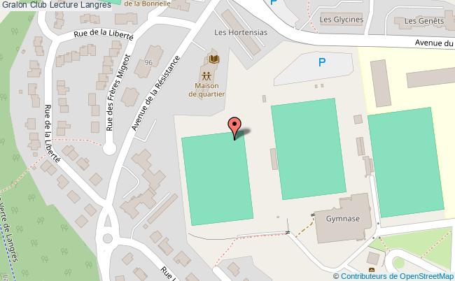 plan Club Lecture Langres