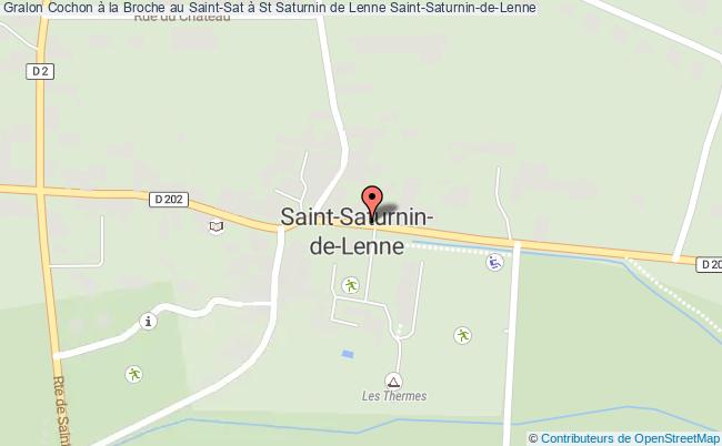 plan Cochon à La Broche Au Saint-sat à St Saturnin De Lenne Saint-Saturnin-de-Lenne