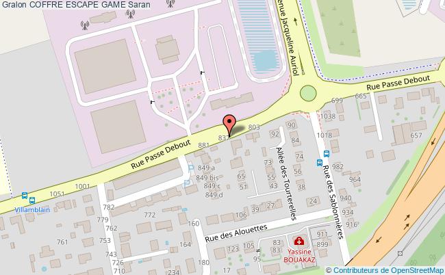 plan Coffre Escape Game Saran