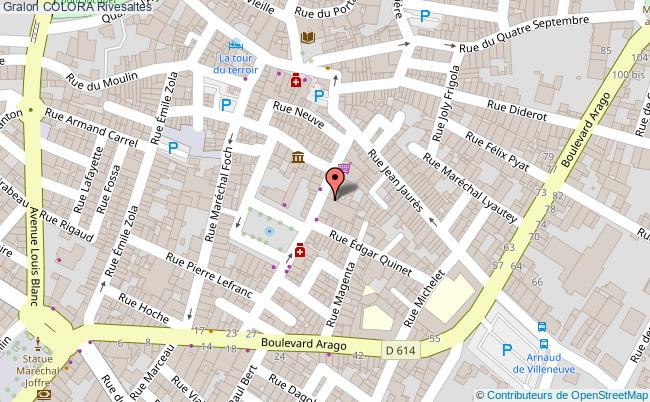 plan Colora Rivesaltes