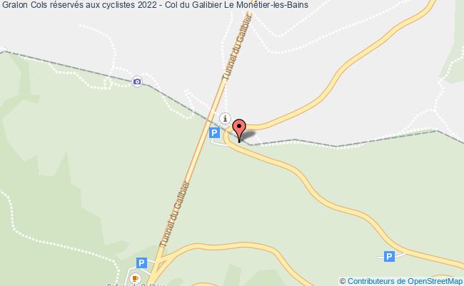 plan Cols Réservés Aux Cyclistes 2024 - Col Du Galibier Le Monêtier-les-Bains