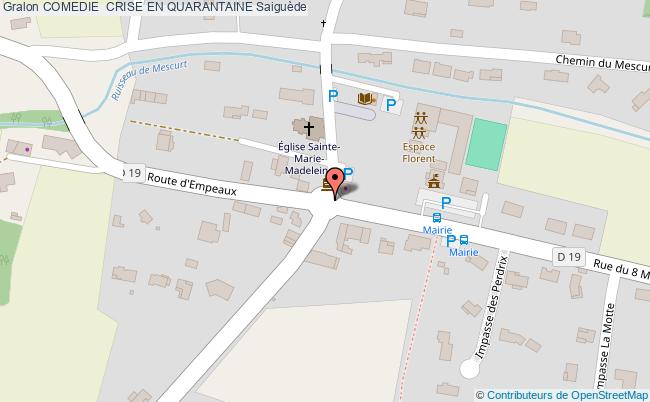 plan Comedie  Crise En Quarantaine Saiguède