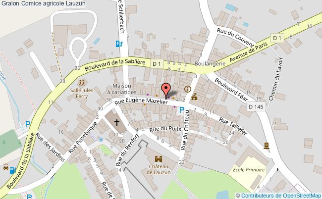 plan Comice Agricole Lauzun