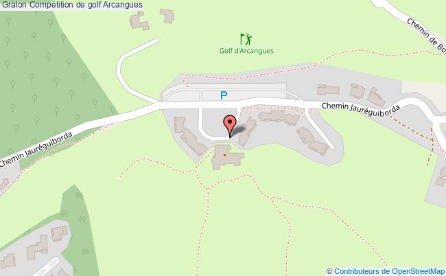 plan Compétition De Golf Arcangues