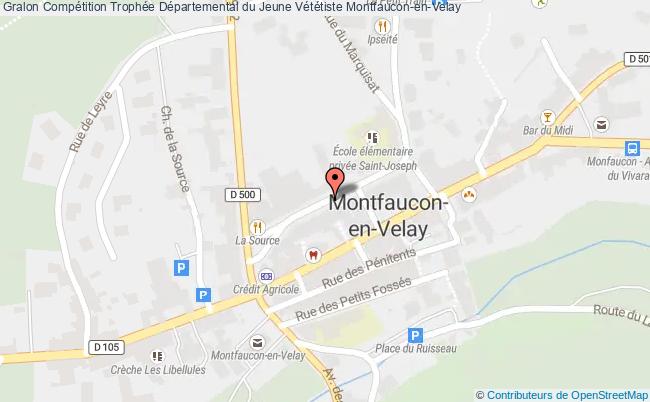 plan Compétition Trophée Départemental Du Jeune Vététiste Montfaucon-en-Velay