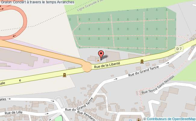 plan Concert à Travers Le Temps Avranches