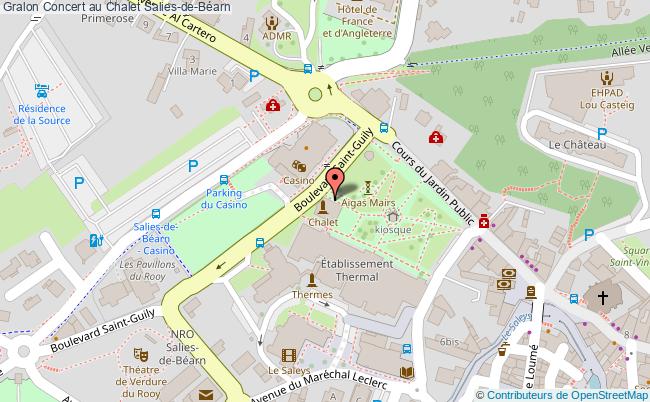 plan Concert Au Chalet Salies-de-Béarn