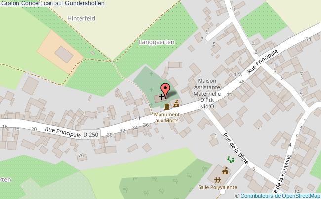 plan Concert Caritatif Gundershoffen