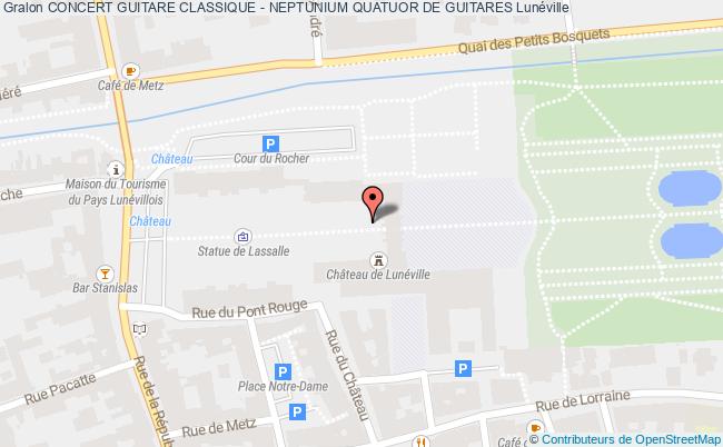 plan Concert - Croustilleux La Fontaine Lunéville