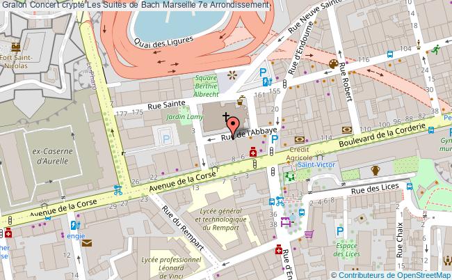 plan Concert Crypté Les Suites De Bach Marseille