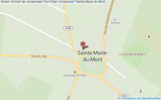 plan Concert De Cornemuses "iron Piper Cornemuse" Sainte-Marie-du-Mont